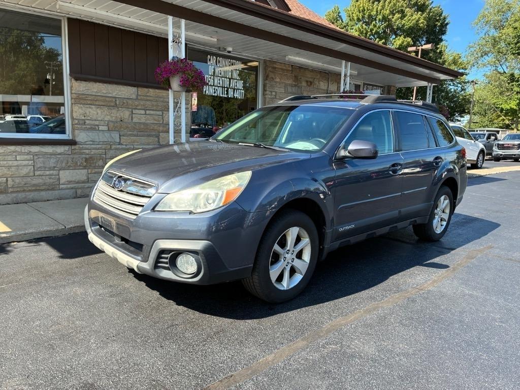 Blue 2014 Subaru Outback Wagon All-Wheel Drive Continuously Variable Transmission