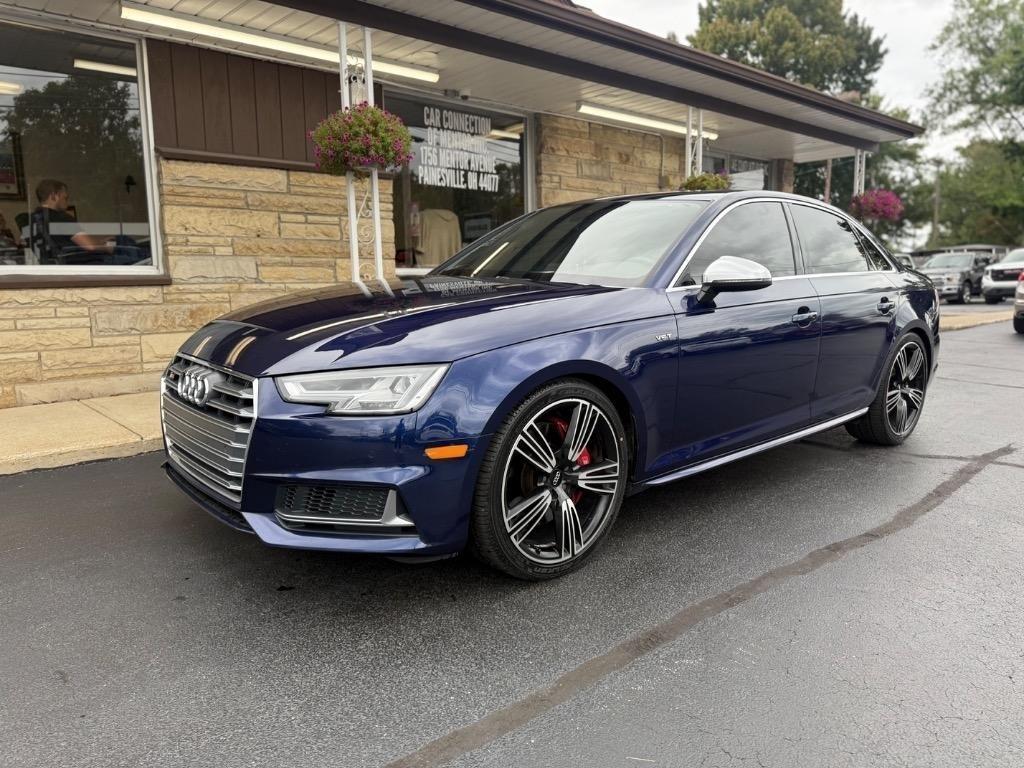 Blue 2018 Audi S4 Sedan All-Wheel Drive 8-Speed Automatic