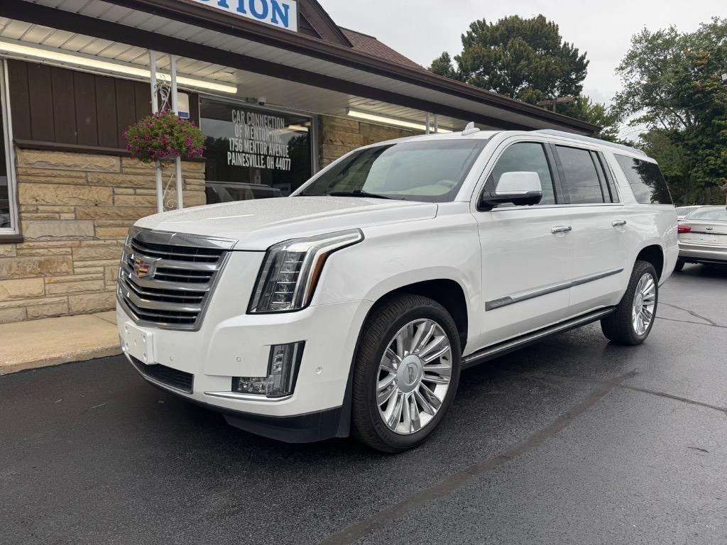 White 2018 Cadillac Escalade ESV SUV / Crossover Four-Wheel Drive Automatic
