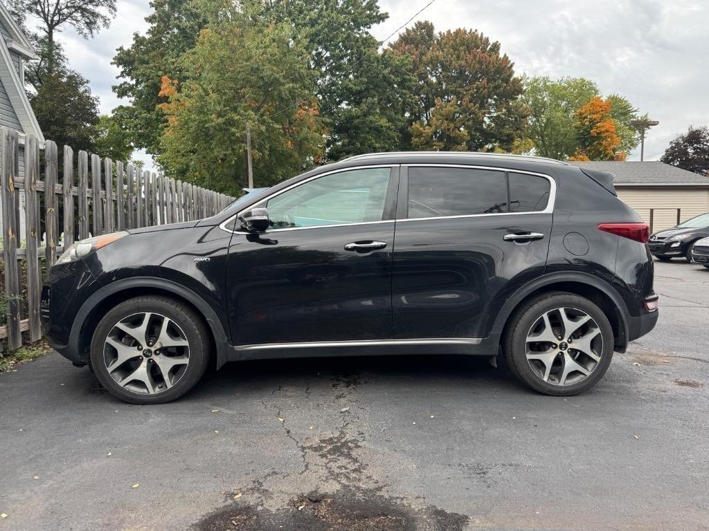Black 2017 Kia Sportage SUV / Crossover All-Wheel Drive 6-Speed Automatic