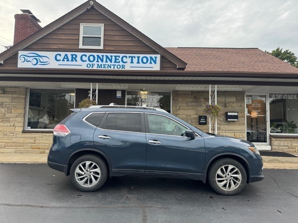 Blue 2015 Nissan Rogue SUV / Crossover All-Wheel Drive Continuously Variable Transmission