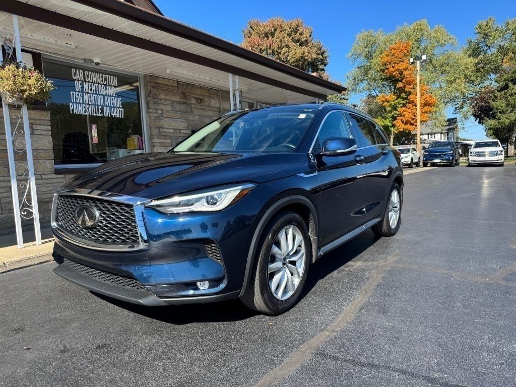 Blue 2019 INFINITI QX50 SUV / Crossover All-Wheel Drive Continuously Variable Transmission