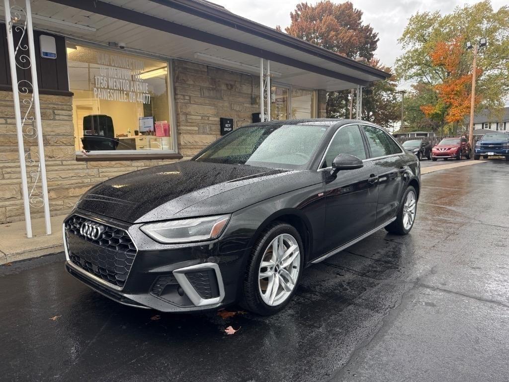 Gray 2020 Audi A4 Sedan All-Wheel Drive 7-Speed Automatic