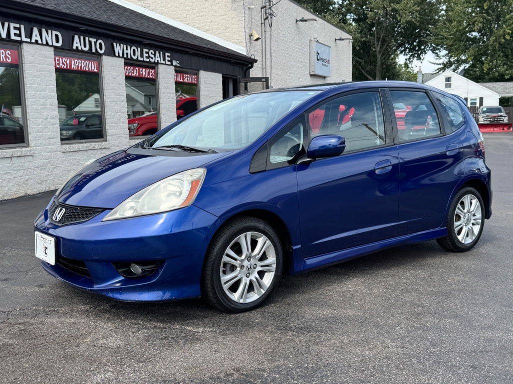 Blue 2010 Honda Fit Hatchback Front-Wheel Drive 5-Speed Automatic