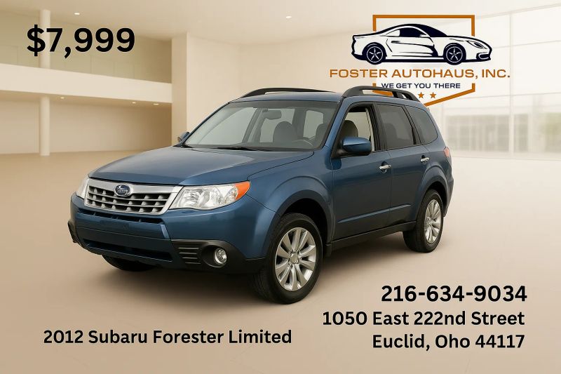 2012 Subaru Forester X Limited