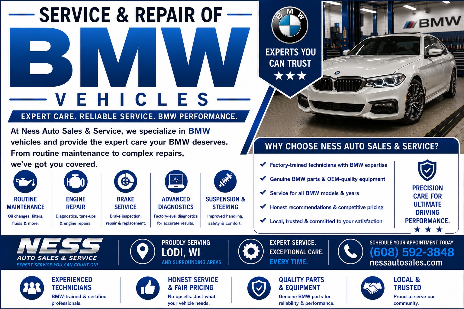 Service and Repair of BMW Vehicles