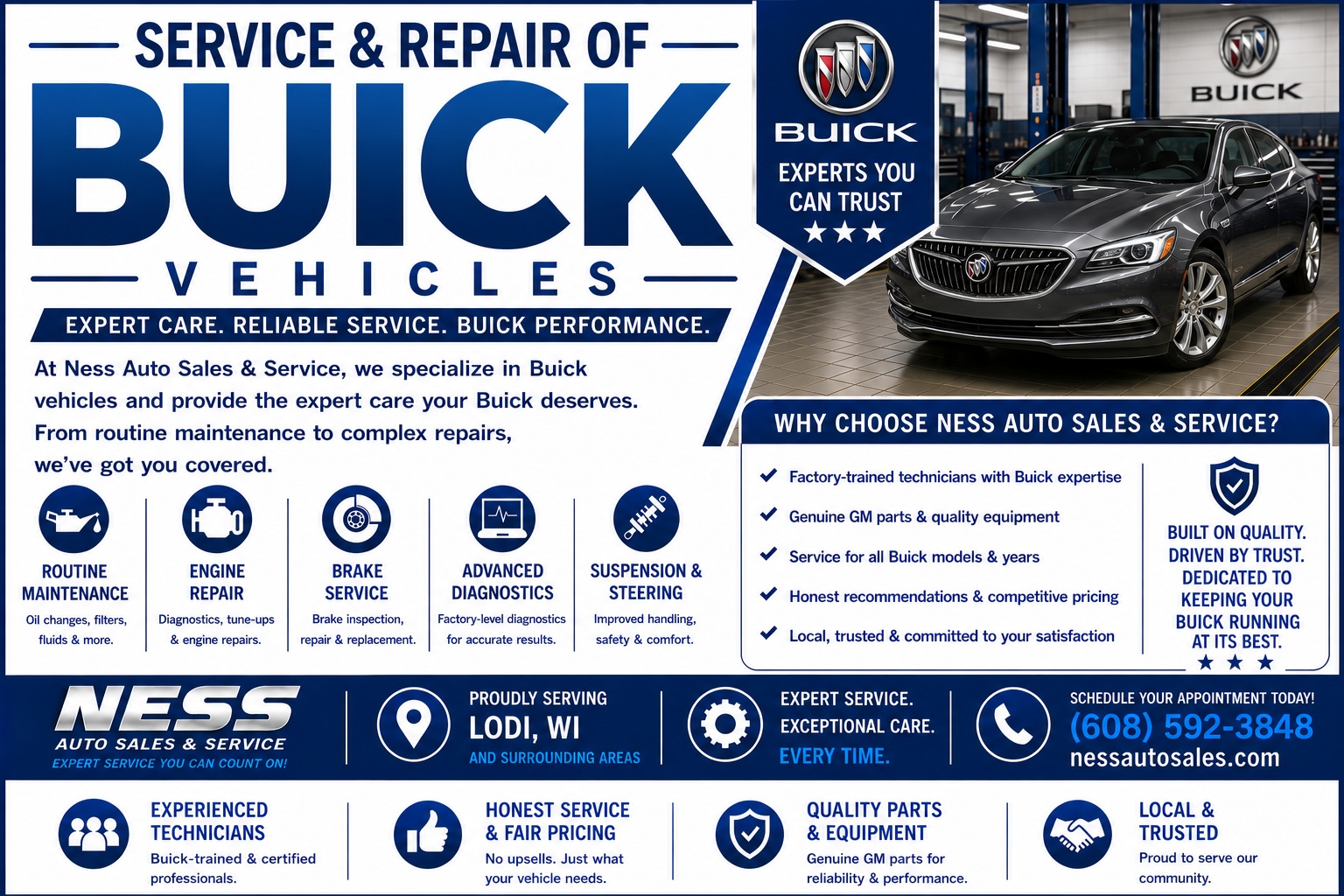Service and Repair of Buick Vehicles