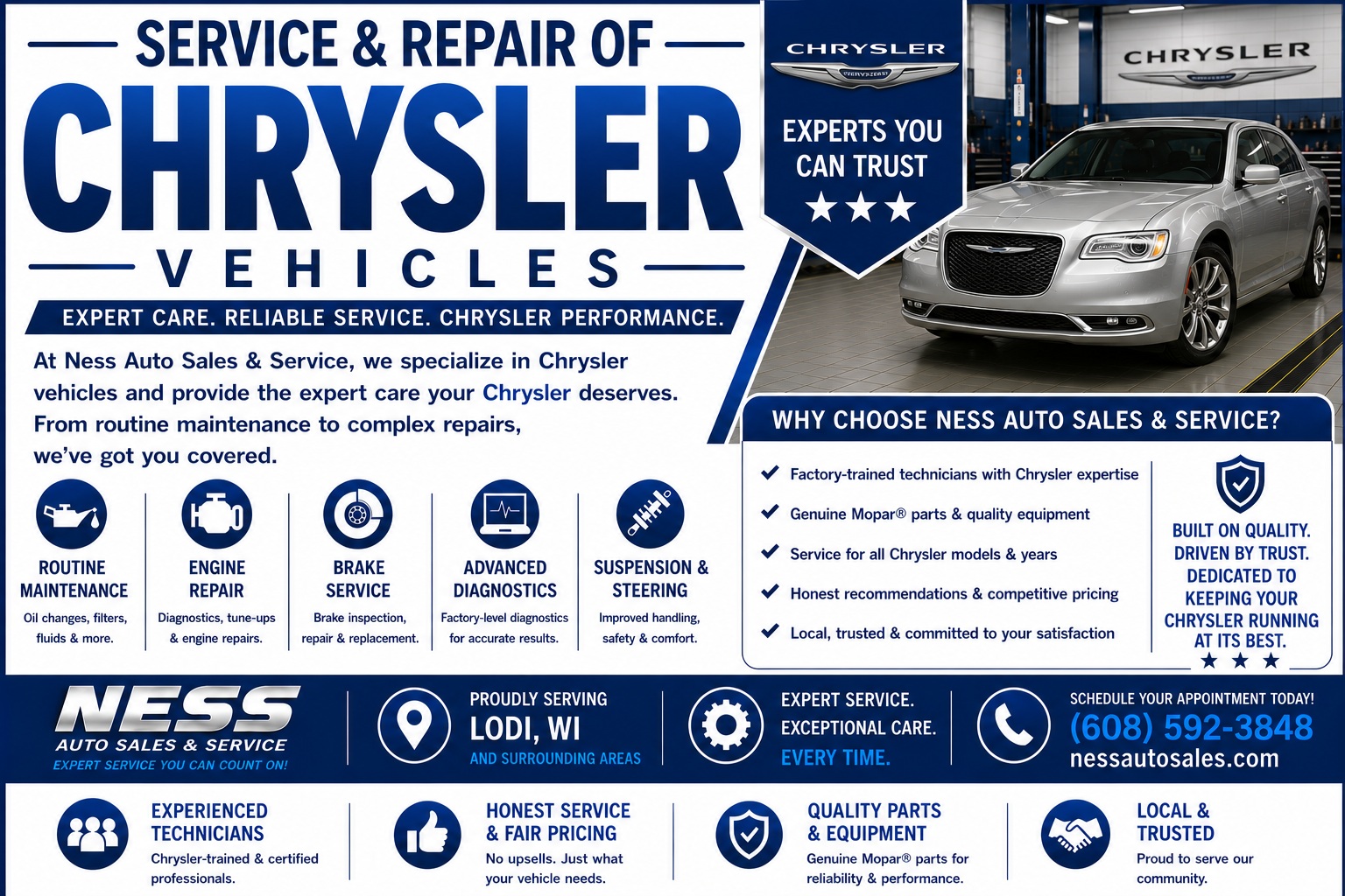 Service and Repair of Chrysler Vehicles