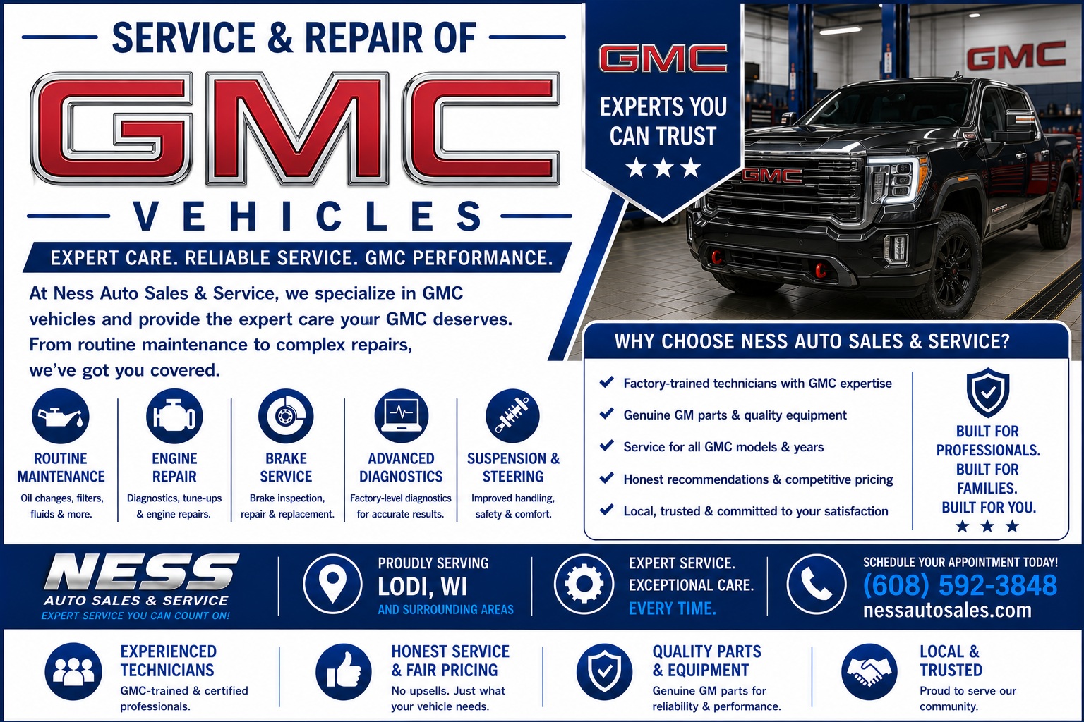 Service and Repair of GMC Vehicles