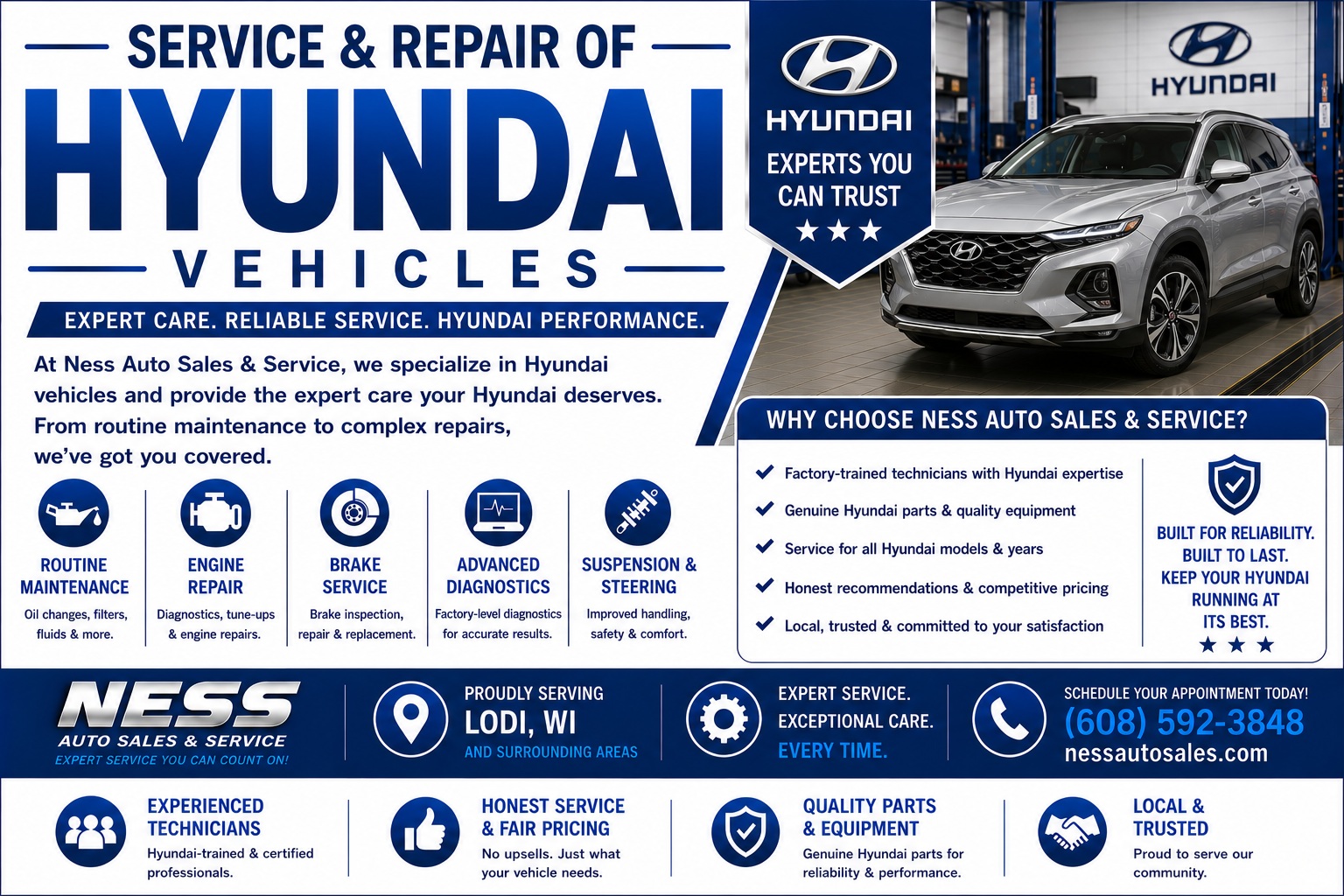 Service and Repair of Hyundai Vehicles