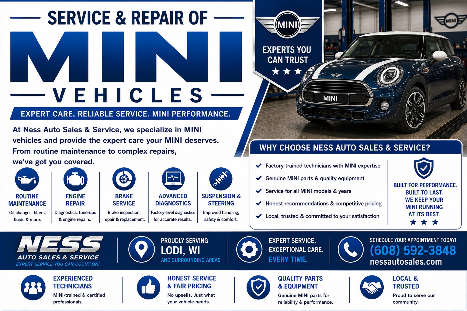 Service and Repair of MINI Vehicles
