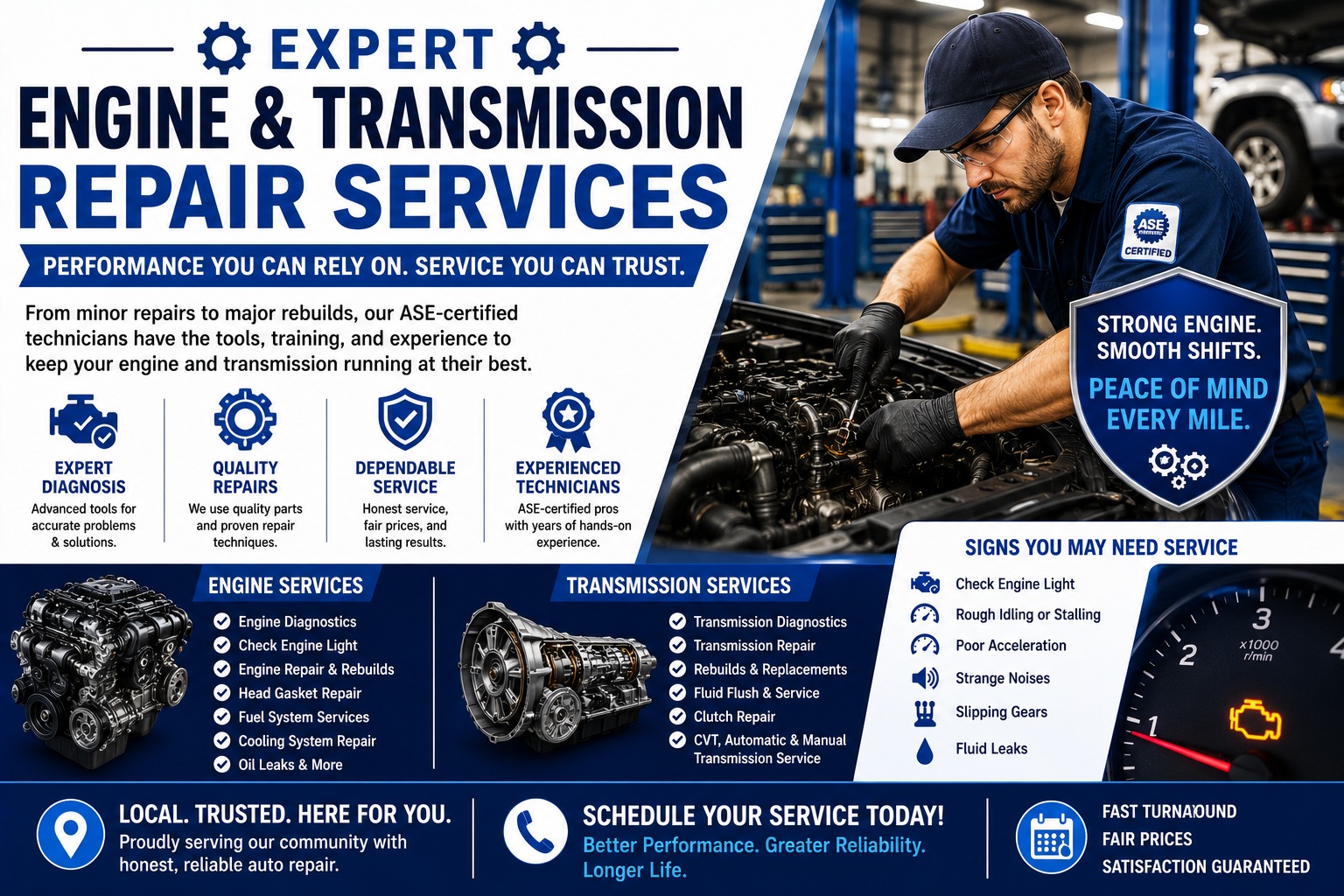 Expert Engine and Transmission Repair Services