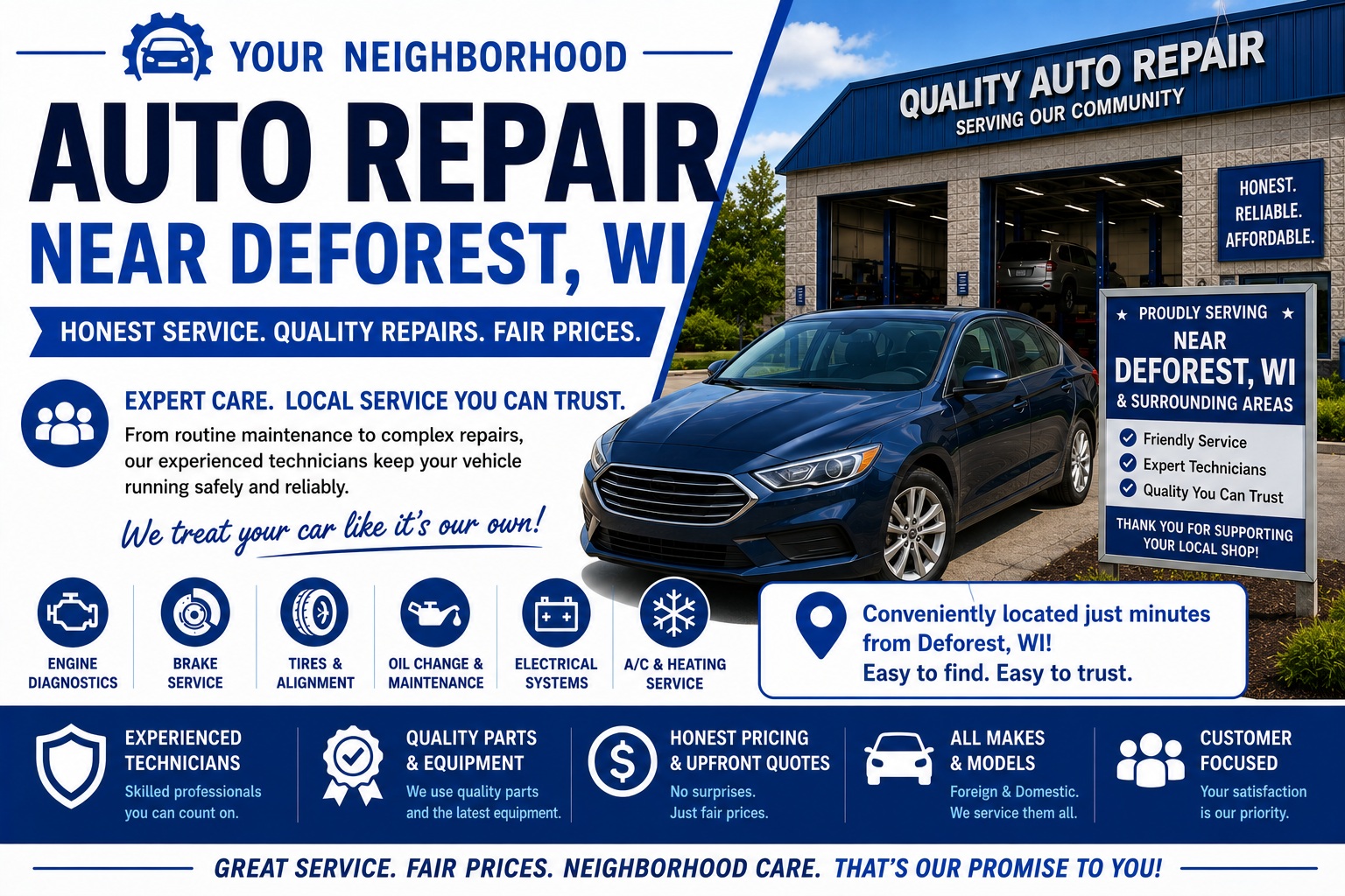 Auto Repair in Deforest Wi