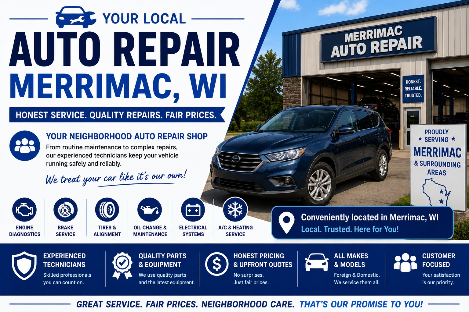 Auto Repair Merrimac Wi