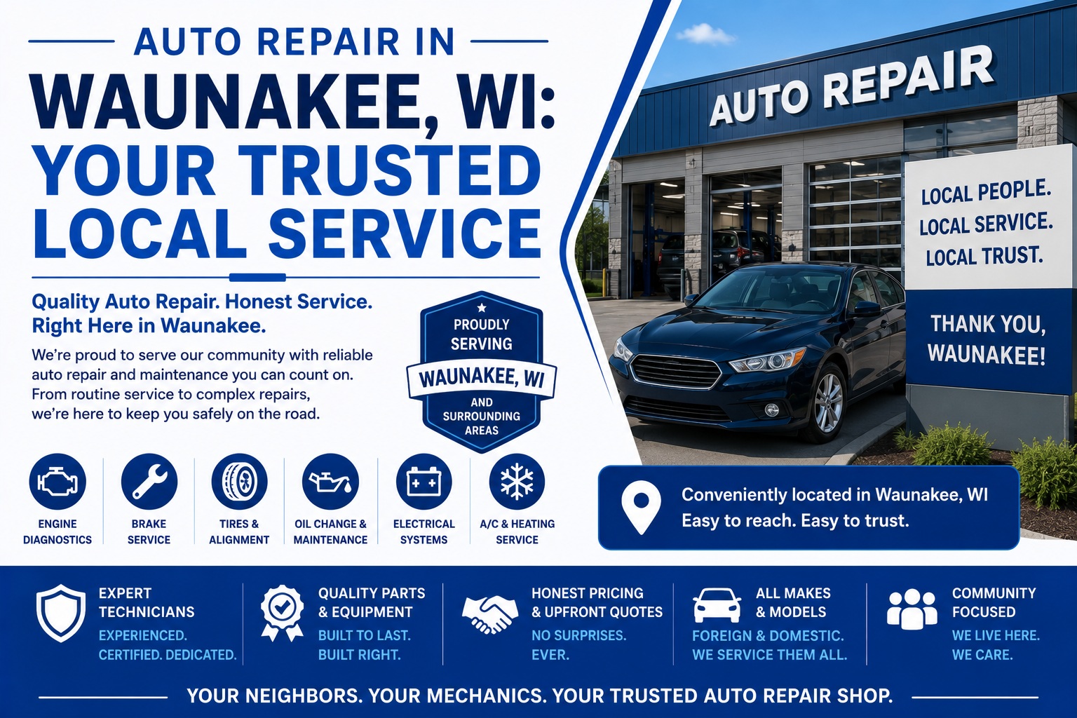 Auto Repair in Waunakee, WI: Your Trusted Local Service