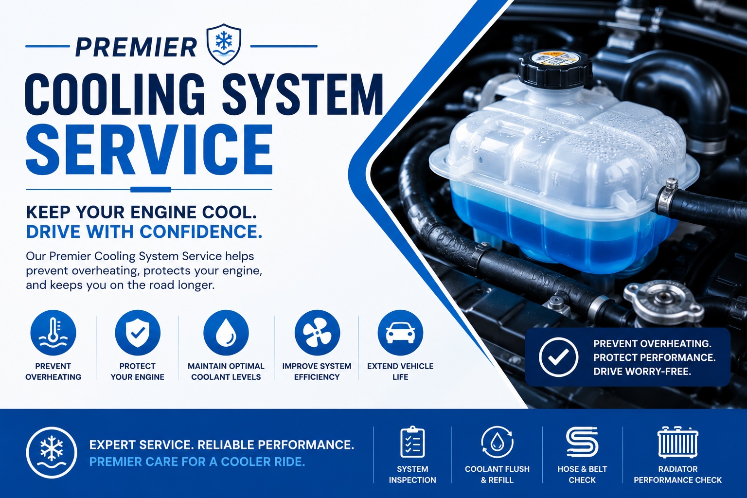 Premier Cooling System Service at Ness Auto Sales and Service in Lodi, WI